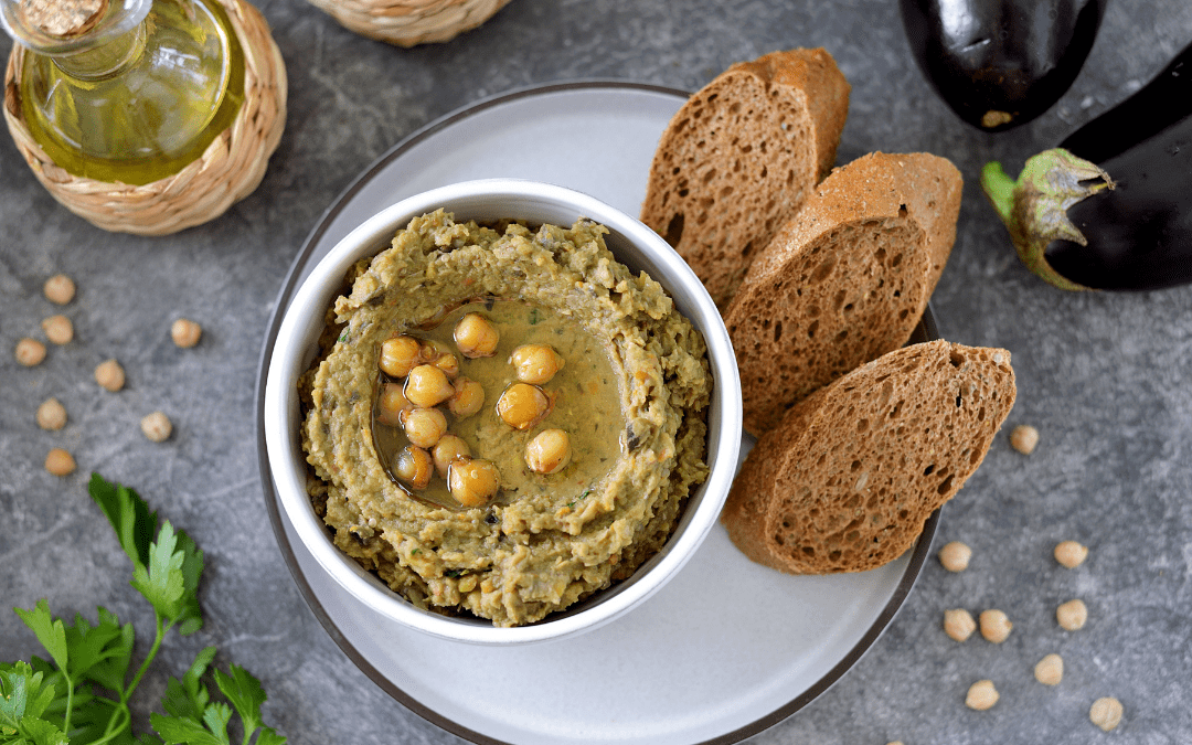 Recette microbiote Le Houmous d’aubergine Blog Nahibu