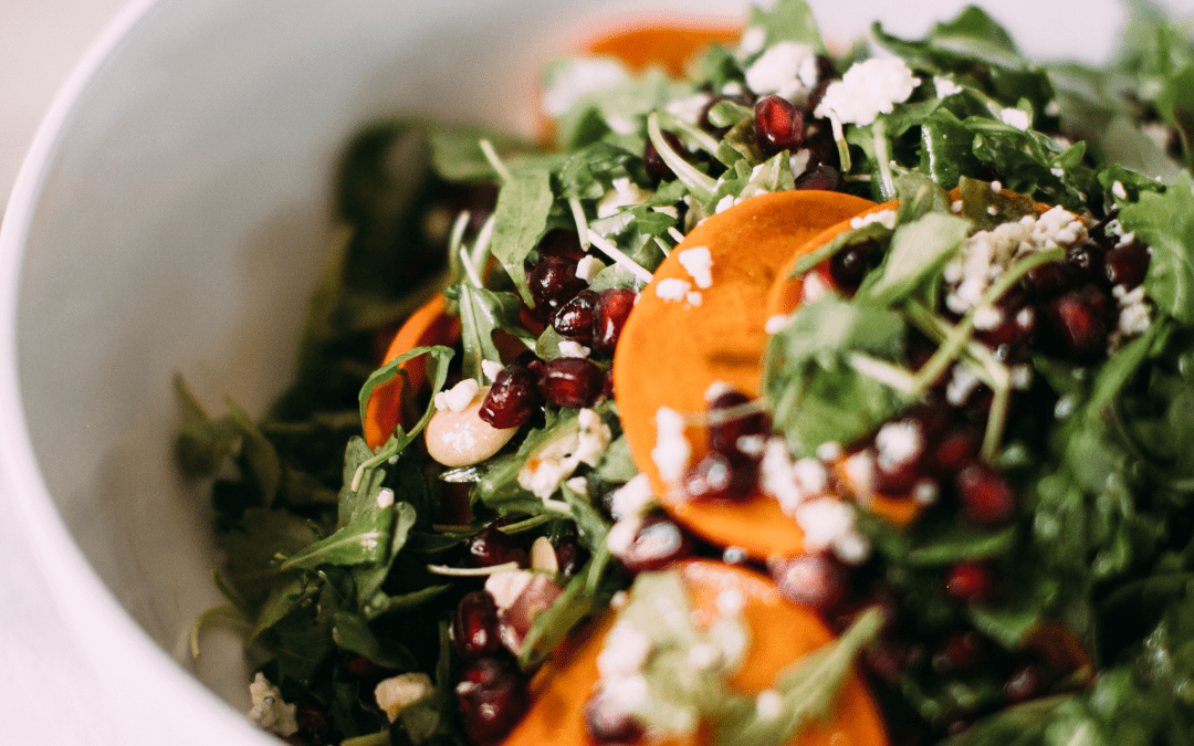 Salade de kaki