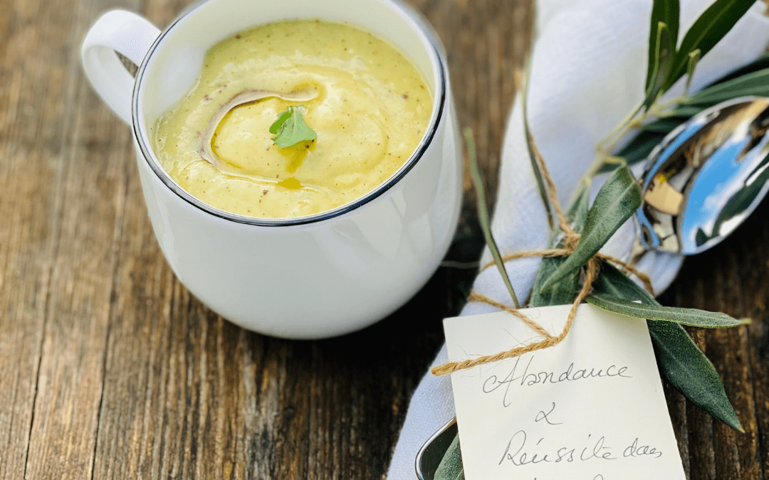 Panna Cotta à l&rsquo;amande et coulis de kiwi