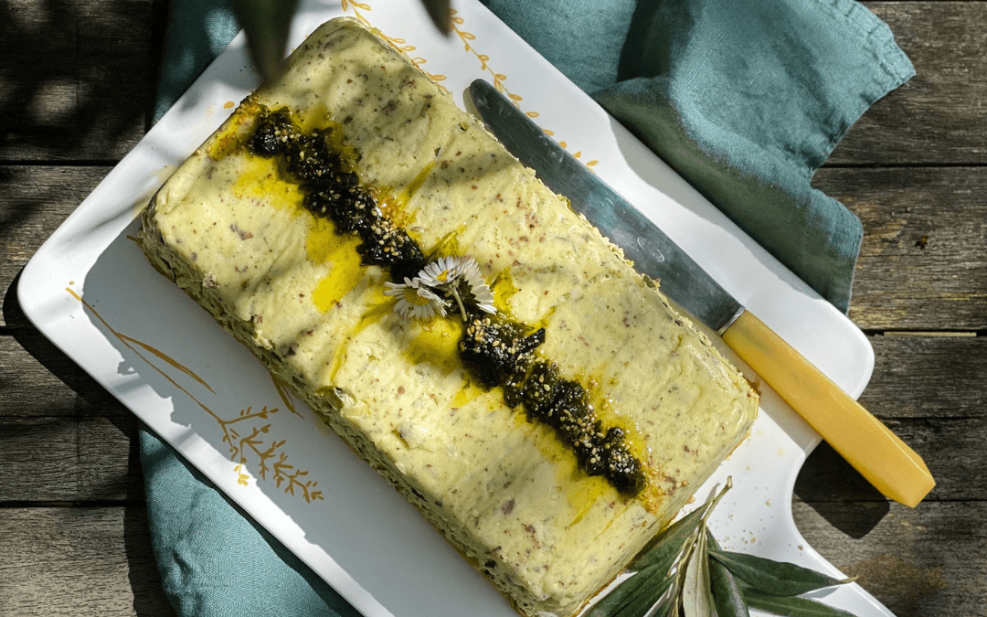 Terrine de courgette et vinaigrette aux algues