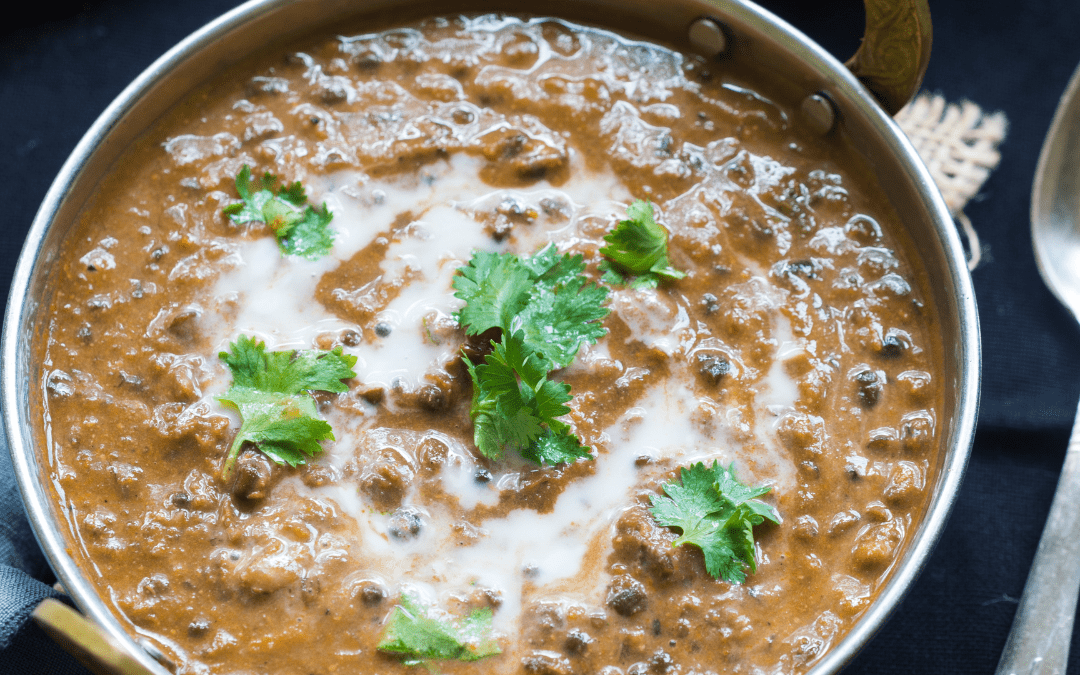 Dahl de lentilles vertes et haricots mungo